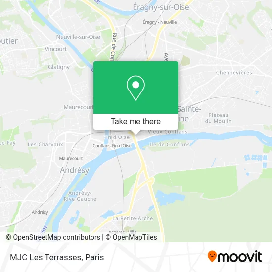 MJC Les Terrasses map