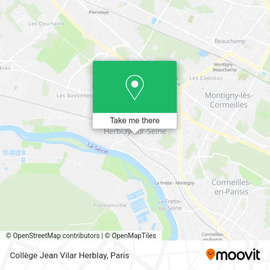 Collège Jean Vilar Herblay map