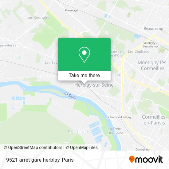9521 arret gare herblay map