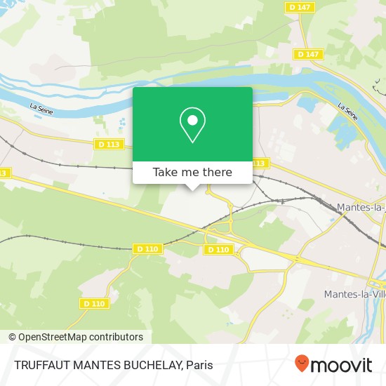 TRUFFAUT MANTES BUCHELAY map
