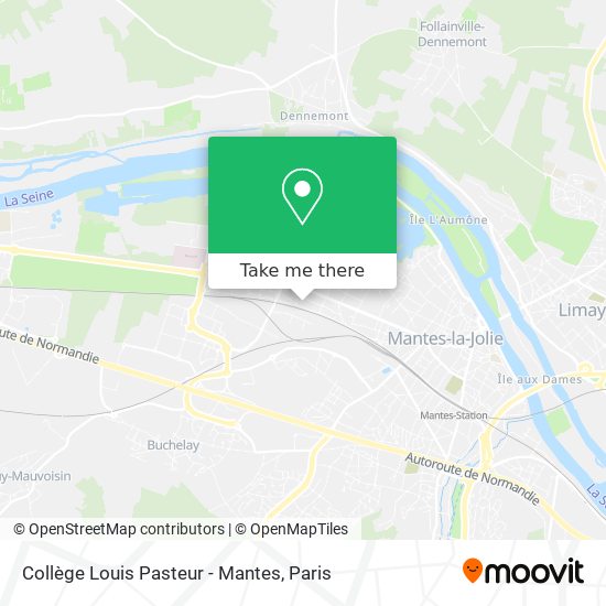 Collège Louis Pasteur - Mantes map