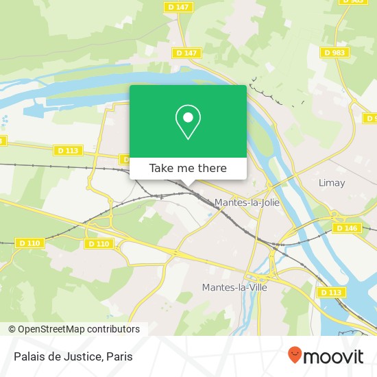 Palais de Justice map