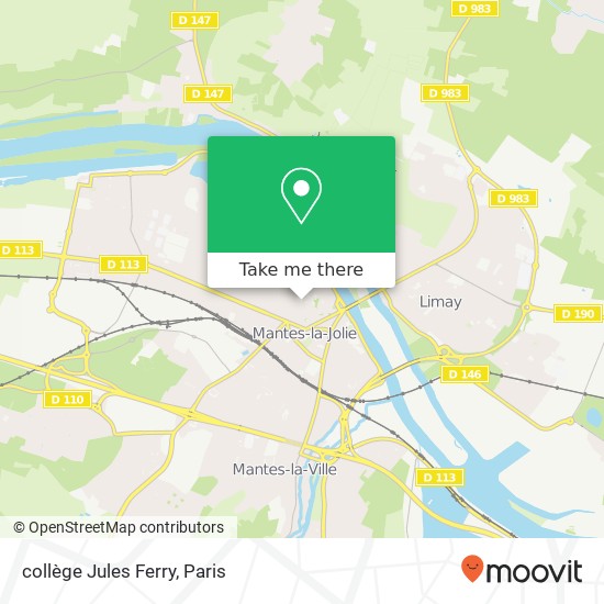 Mapa collège Jules Ferry