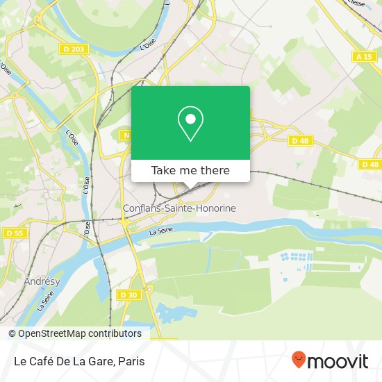 Mapa Le Café De La Gare