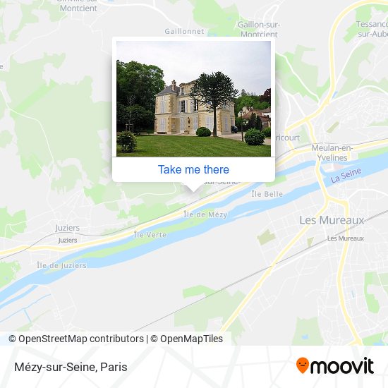 Mézy-sur-Seine map