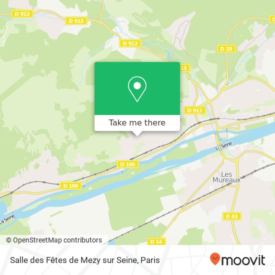 Salle des Fêtes de Mezy sur Seine map
