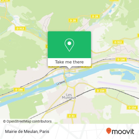 Mairie de Meulan map