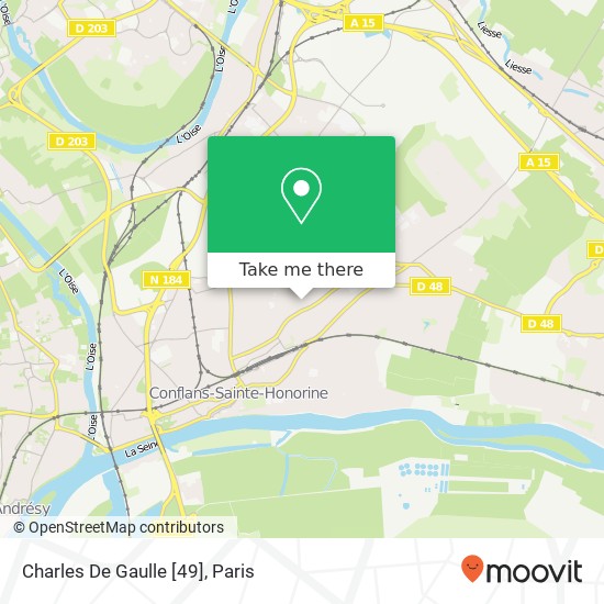 Mapa Charles De Gaulle [49]