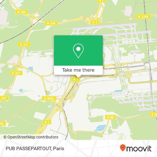 Mapa PUB PASSEPARTOUT