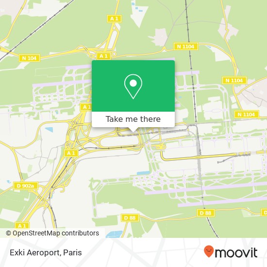 Exki Aeroport map