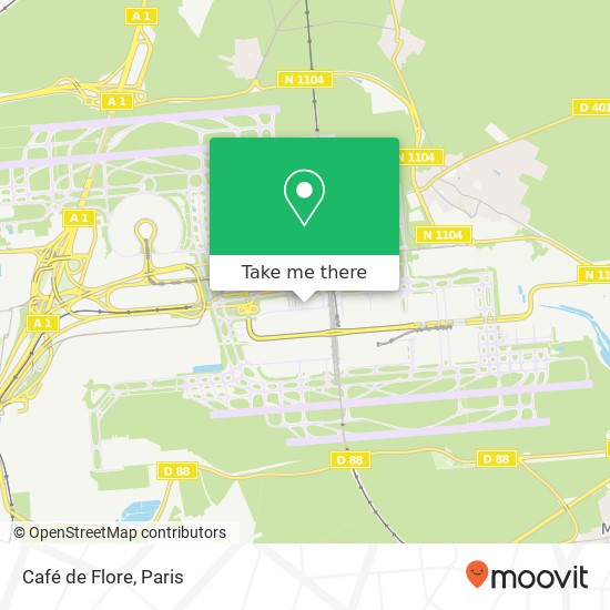 Café de Flore map