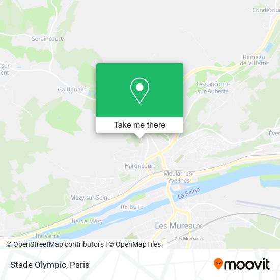 Stade Olympic map