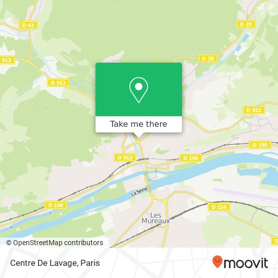 Mapa Centre De Lavage