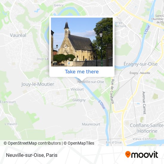 Mapa Neuville-sur-Oise