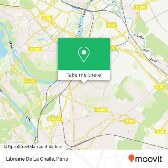 Librairie De La Challe map