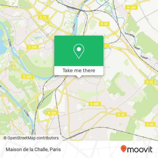 Maison de la Challe map