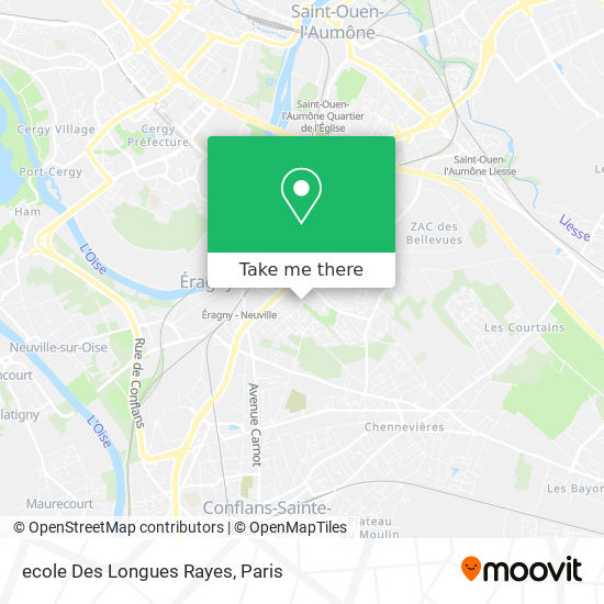 ecole Des Longues Rayes map