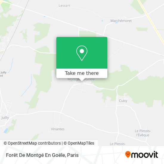 Forêt De Montgé En Goële map