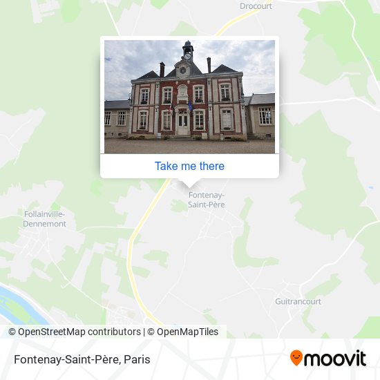 Mapa Fontenay-Saint-Père