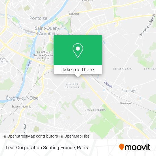 Lear Corporation Seating France map