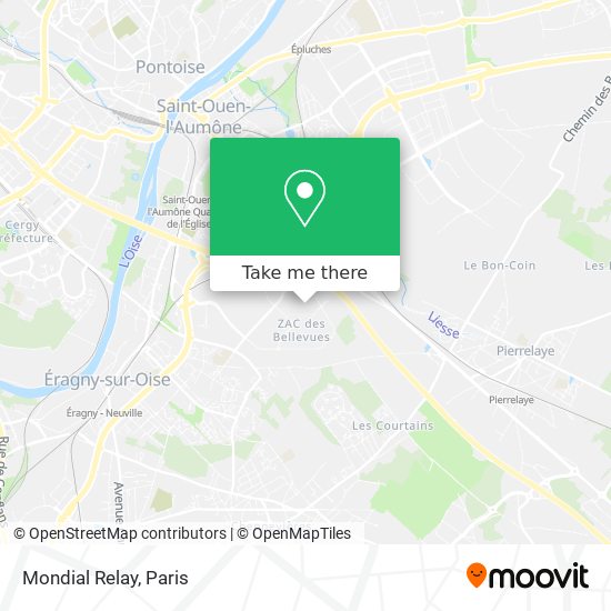 Mondial Relay map