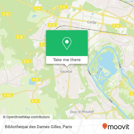 Bibliotheque des Dames Gilles map