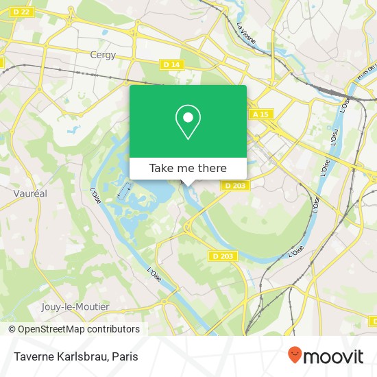 Taverne Karlsbrau map