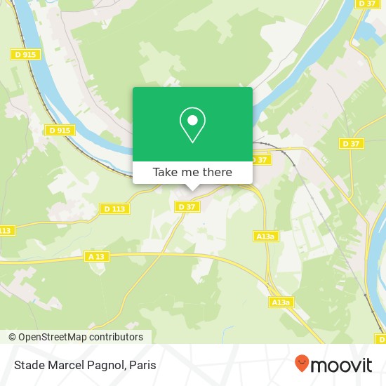 Stade Marcel Pagnol map