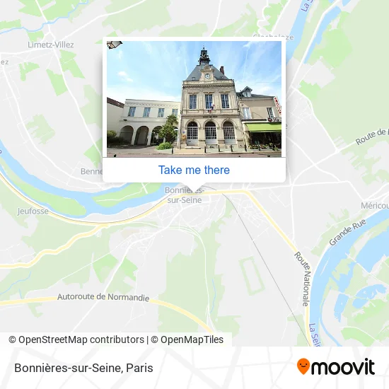 Bonnières-sur-Seine map