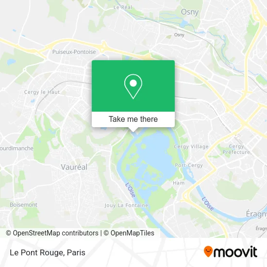 Le Pont Rouge map