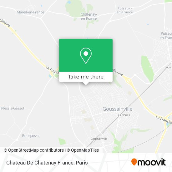 Mapa Chateau De Chatenay France