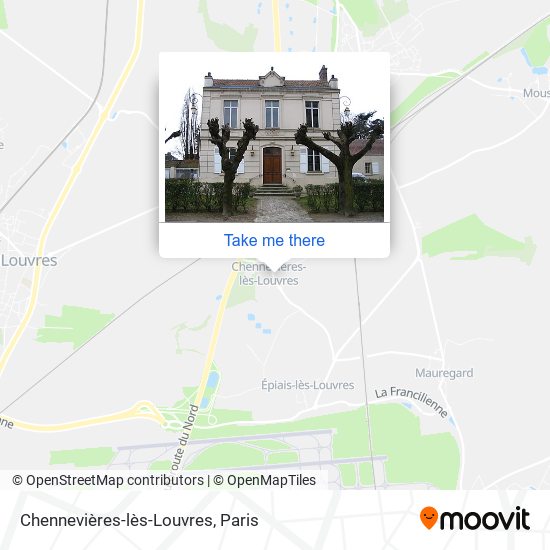 Chennevières-lès-Louvres map