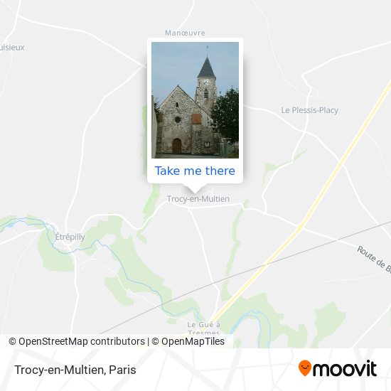 Trocy-en-Multien map
