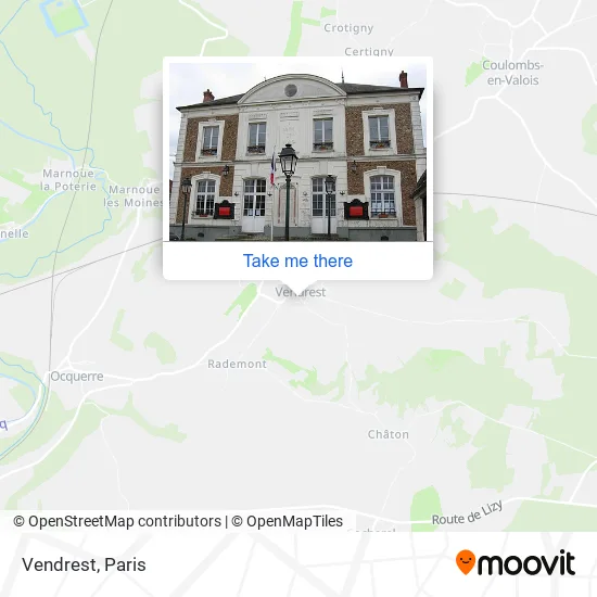 Mapa Vendrest