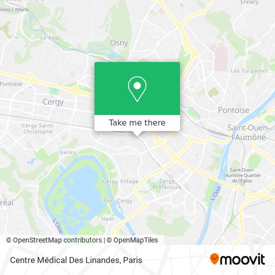 Mapa Centre Médical Des Linandes