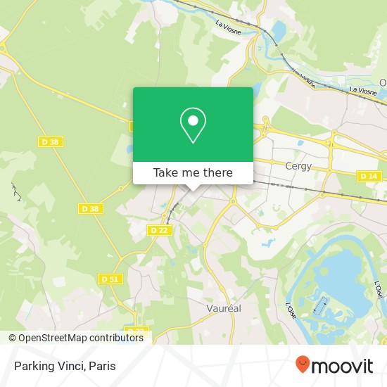 Mapa Parking Vinci