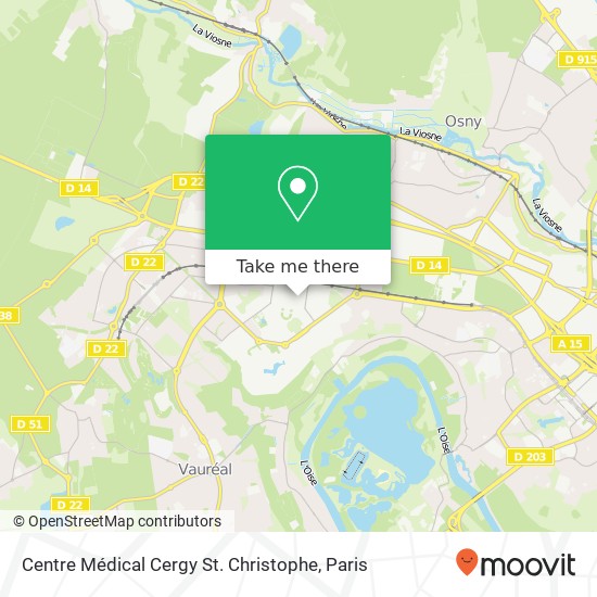 Centre Médical Cergy St. Christophe map