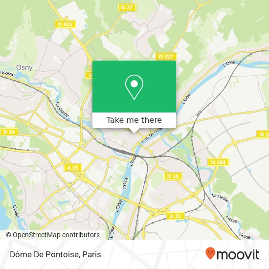 Mapa Dôme De Pontoise