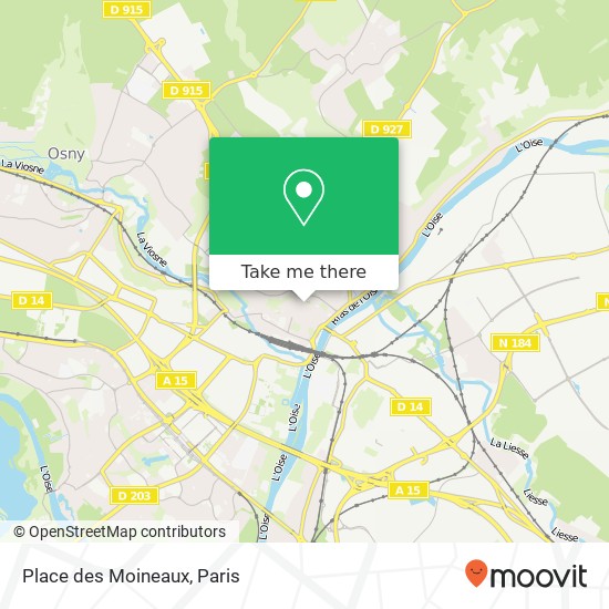 Mapa Place des Moineaux