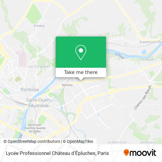 Lycée Professionnel Château d'Épluches map