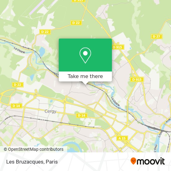 Les Bruzacques map