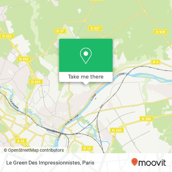 Le Green Des Impressionnistes map