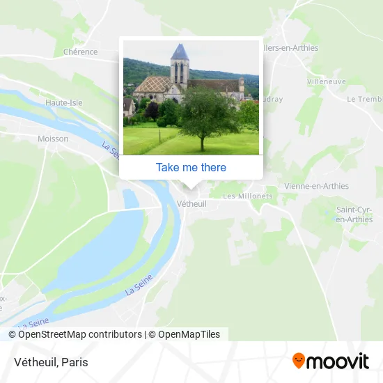 Vétheuil map