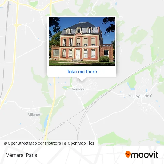 Vémars map