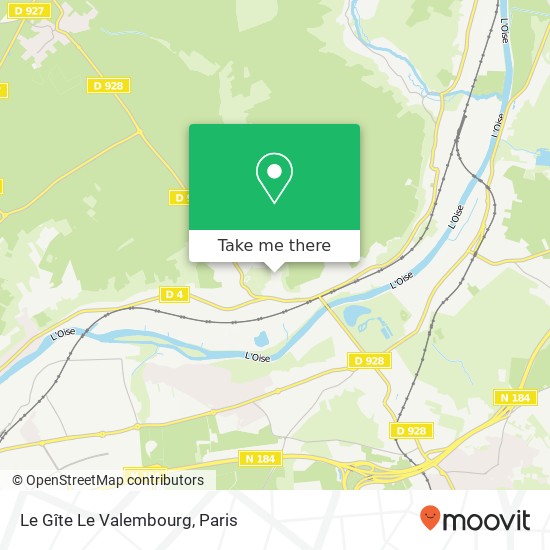 Mapa Le Gîte Le Valembourg