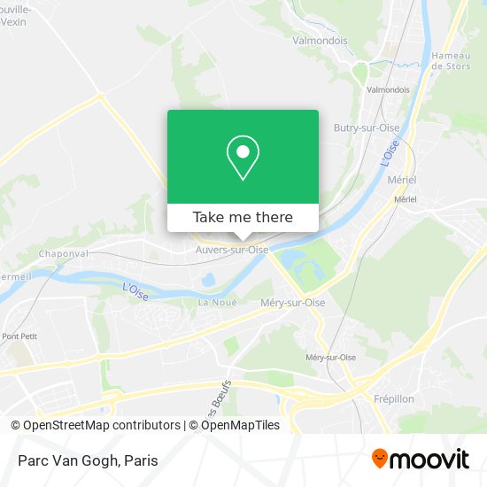Mapa Parc Van Gogh