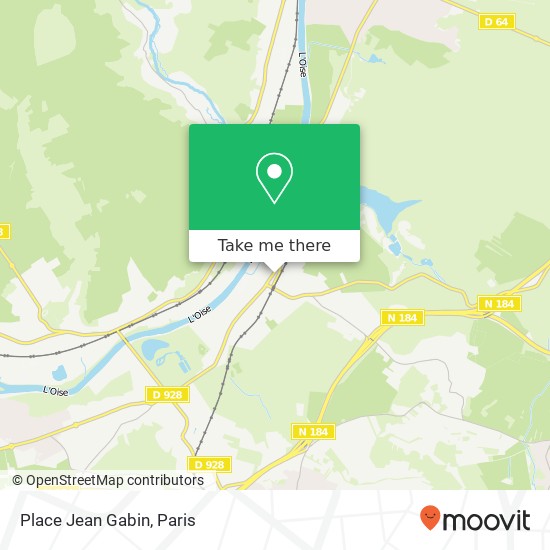 Mapa Place Jean Gabin