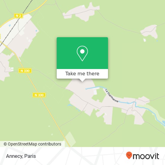 Annecy map