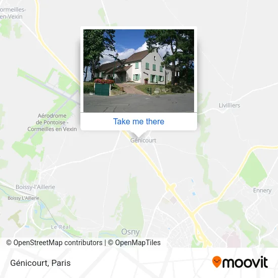 Génicourt map