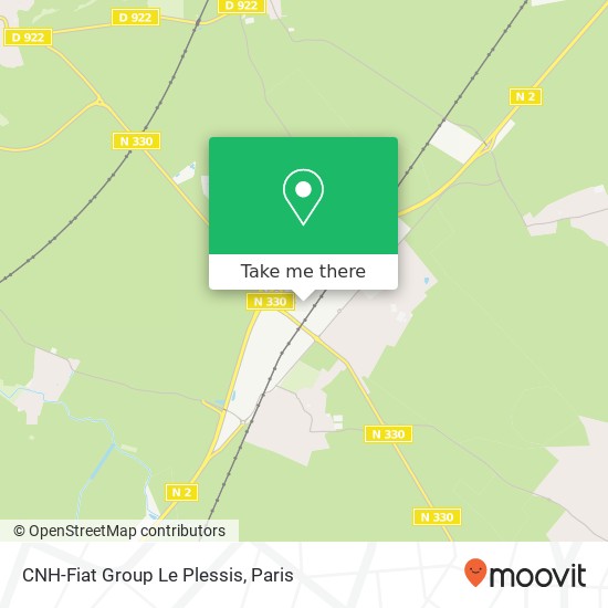 CNH-Fiat Group Le Plessis map